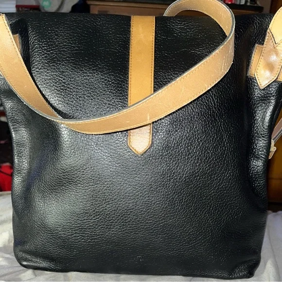 Christian Dior EUC Vintage Black Pebbled Leather Shoulder Bag - Picture 3 of 9